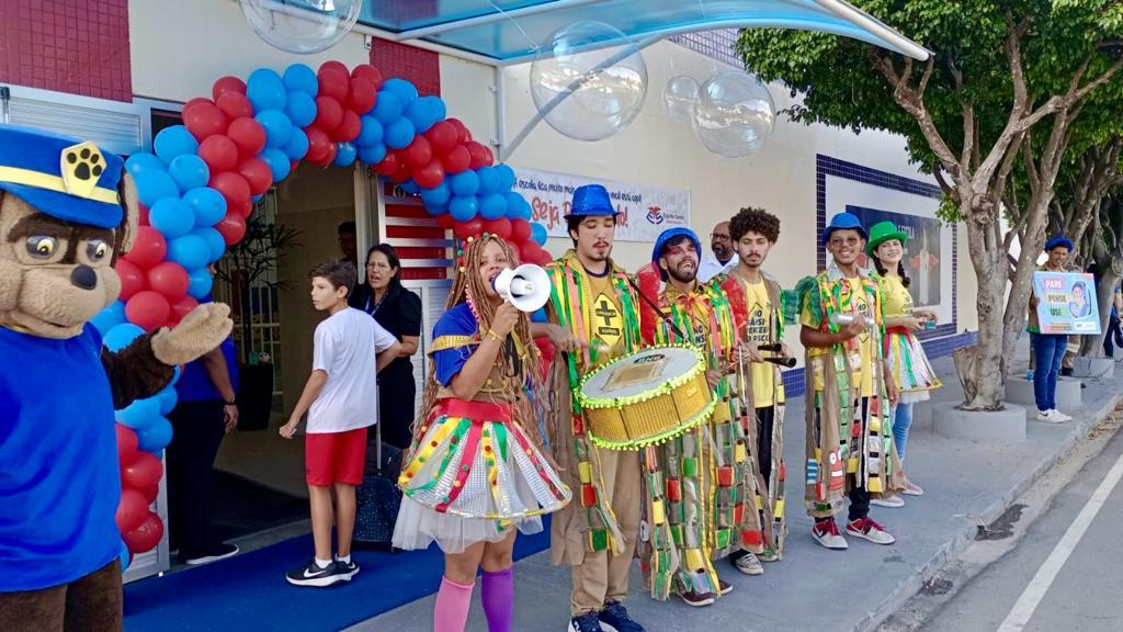 Volta às Aulas: SMTT inicia campanha com ação educativa em escola no bairro Coroa do Meio - SMTT Aracaju